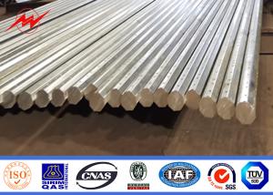 Quality 11.8m 5mm Thickness Steel Transmission Poles Hot Dip Galvanized wholesale