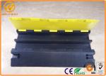 93 * 71 mm Channel Size Heavy Duty Rubber Cable Protection Ramps for Event