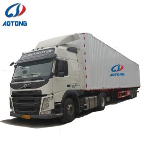 Quality Customizable Steel 3 Axles 40ft Van Side Semi Trailer With Solid Construction wholesale