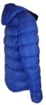 Blue Mens Warm Waterproof Coat , Hooded Mens Waterproof Puffer Jacket