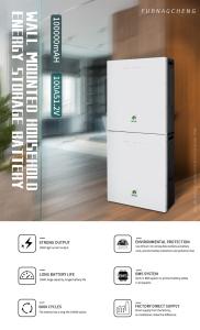 Quality IP20 LFP Solar Photovoltaic Batteries Lifepo4 Wall Mounted Lithium Ion Energy Storage Power Supply wholesale