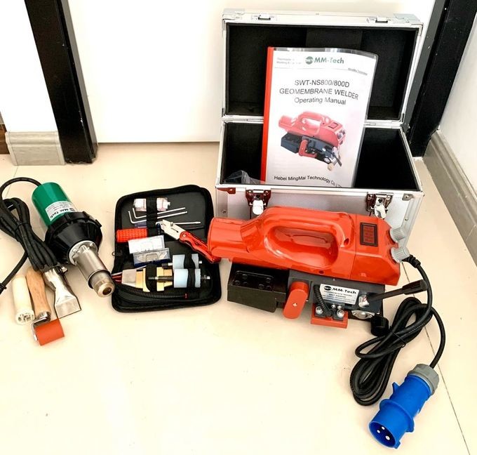0.2-1.5mm PP PVC PE Membrane Pond Liner Welding Machine With Digital Display