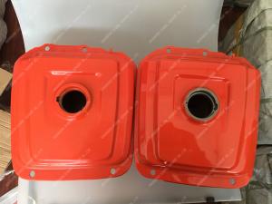 Quality Diesel Engine fuel tank Kubota Engine Parts iron material red color wholesale