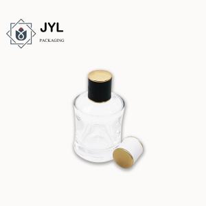 Quality Europe Style Cylinder Zamac Perfume Cap With Leather And Buyer'S Logo For FEA15 Bottle wholesale