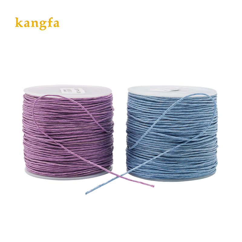 Waterproof Sewing Stitching Cotton Waxed Thread Cord for Leather 1mm