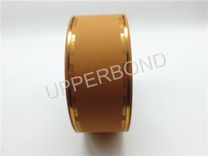 Quality Yellow Printing Tipping Paper With Hot Stamping Logo And Line wholesale