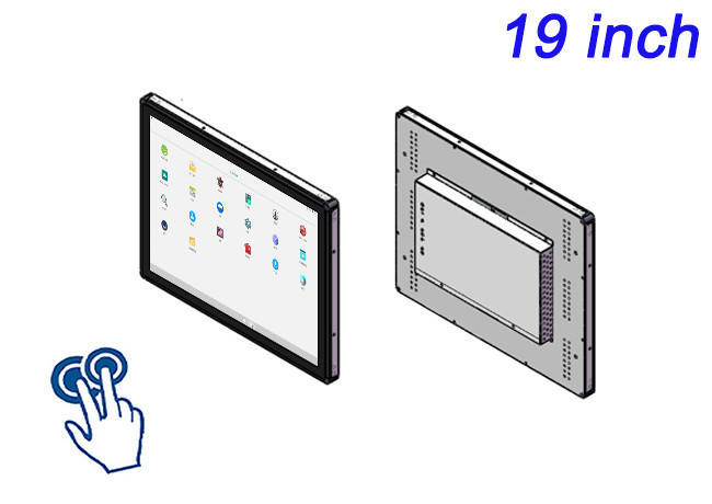 19-Inch Android Touch Embedded Screen for Security Systems, Factory Automation, Transportation Interfaces, and Public Information Panels
