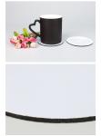 Non Slip Heat Resistant Sublimation Rubber Coasters Customized 10*10cm*3mm/5mm