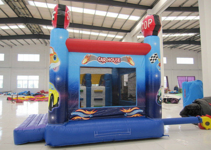 Hot sale inflatable car house jumping PVC material inflatable jumping house 4 in 1 inflatable bouncy house for sale