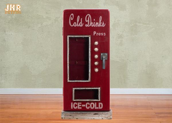 Cheap Beverage Machine Key Box Decorative Wooden Cabinet MDF Key Holders Wood Wall Key Box Red Color for sale