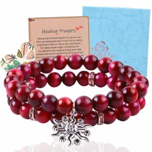 Quality Handmade 8mm Tiger Eye Natural Gemstone Bracelet 4/6/8/10/12mm wholesale