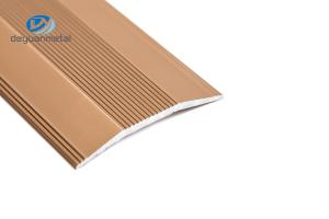 China Anodized Aluminium Floor Edge Trim , 160Mpa Floor Threshold Strip Aluminium on sale