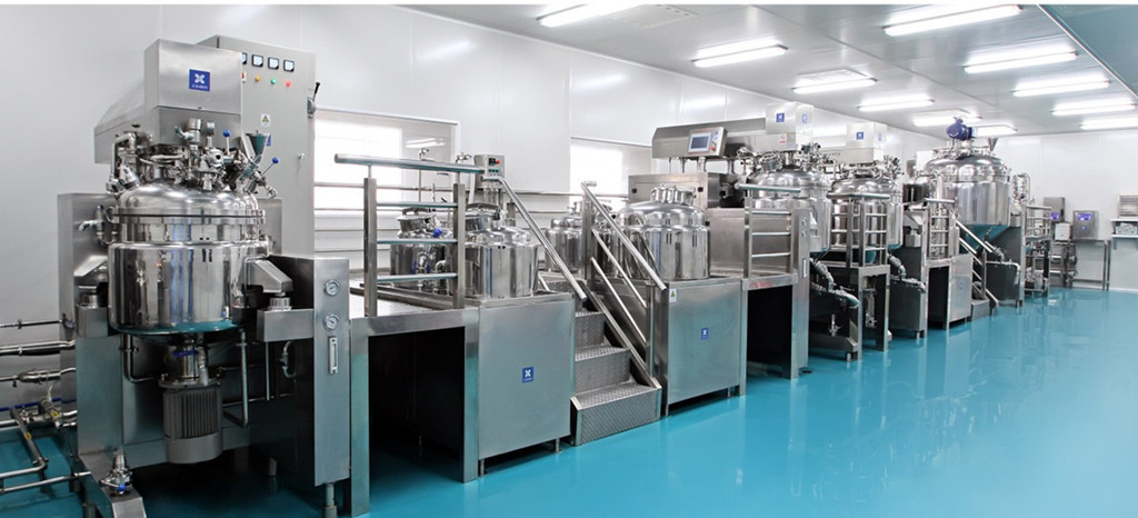 Stainless Steel 316L Cosmetic Emulsifier Mixer 50L For Hygiene Products