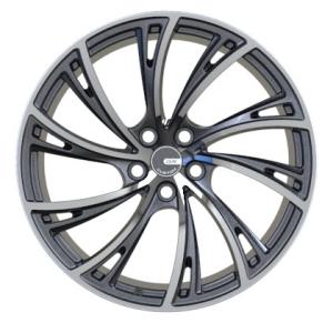 Quality Brushed Black One Piece Forged Wheels Multi Spoke 20x10 wholesale