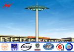 GR50 Steel 12 Sides Stadium Light High Mast Tower 10nos 200W HPS Lights With