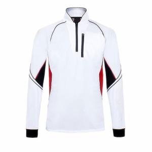 Quality Zipper Collar Custom Fishing Jerseys , Bass Fishing Team Shirts UV Protection wholesale