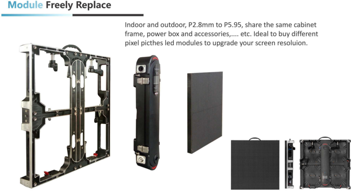 Virtual Events Led Display P1.9 2.6 3.9 Angle Lock Led Screen For Stage Background Events
