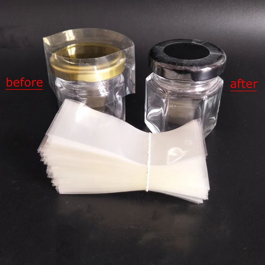 Custom Size Clear Packaging Film for Bottle Shrink Band Moisture Proof Shrink Sleeve