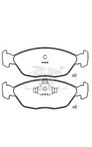 Quality Volkswagen Santana2000 Front Ceramic Pads 3256981514 Vw Brake Pads Replacement wholesale