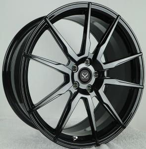 Quality Gloss Black Customized 20 Staggered Car Alloy Rims For Ferrari 458 wholesale