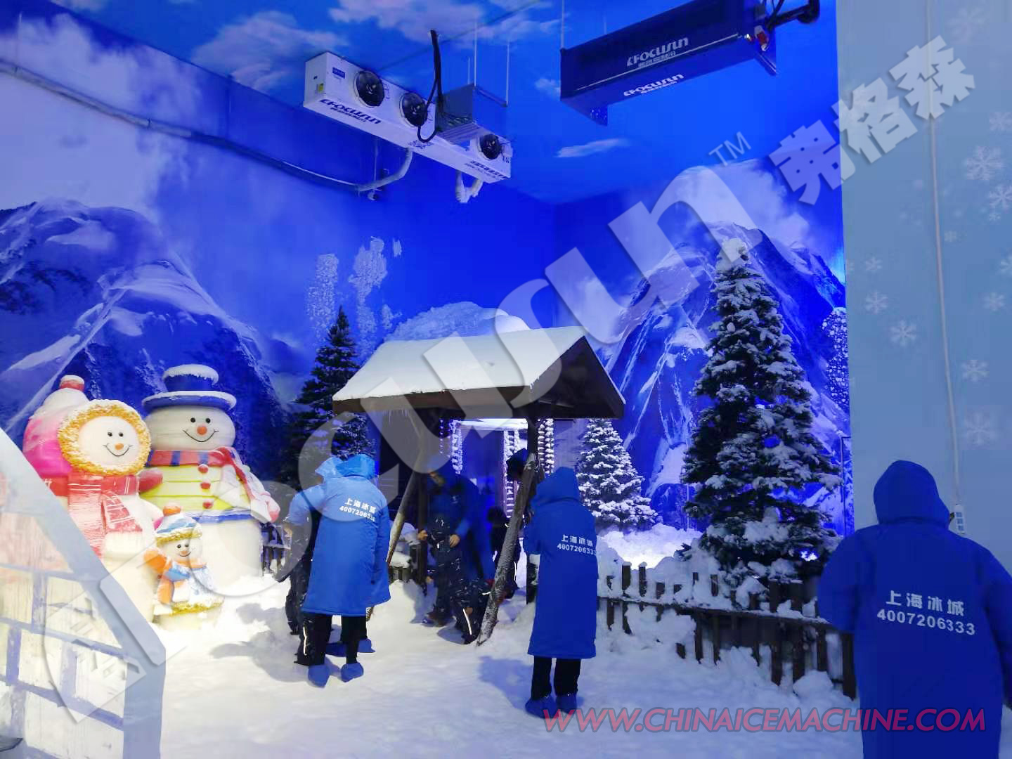Advanced Focusn 3500kg Scenery Snow Falling Machine for Manufacturing Plant