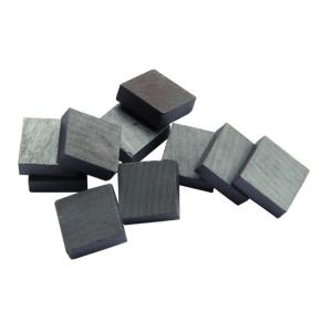 Quality Block Ceramic Ferrite Magnets High Intrinsic Coercive Force With Diamond Cutting Finishing wholesale
