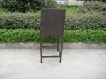 Resin Wicker Patio Furniture , Waterproof Garden Table And Chairs