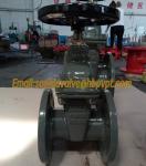 BS1563 PN10/16 non-rising stem flanged gate valve