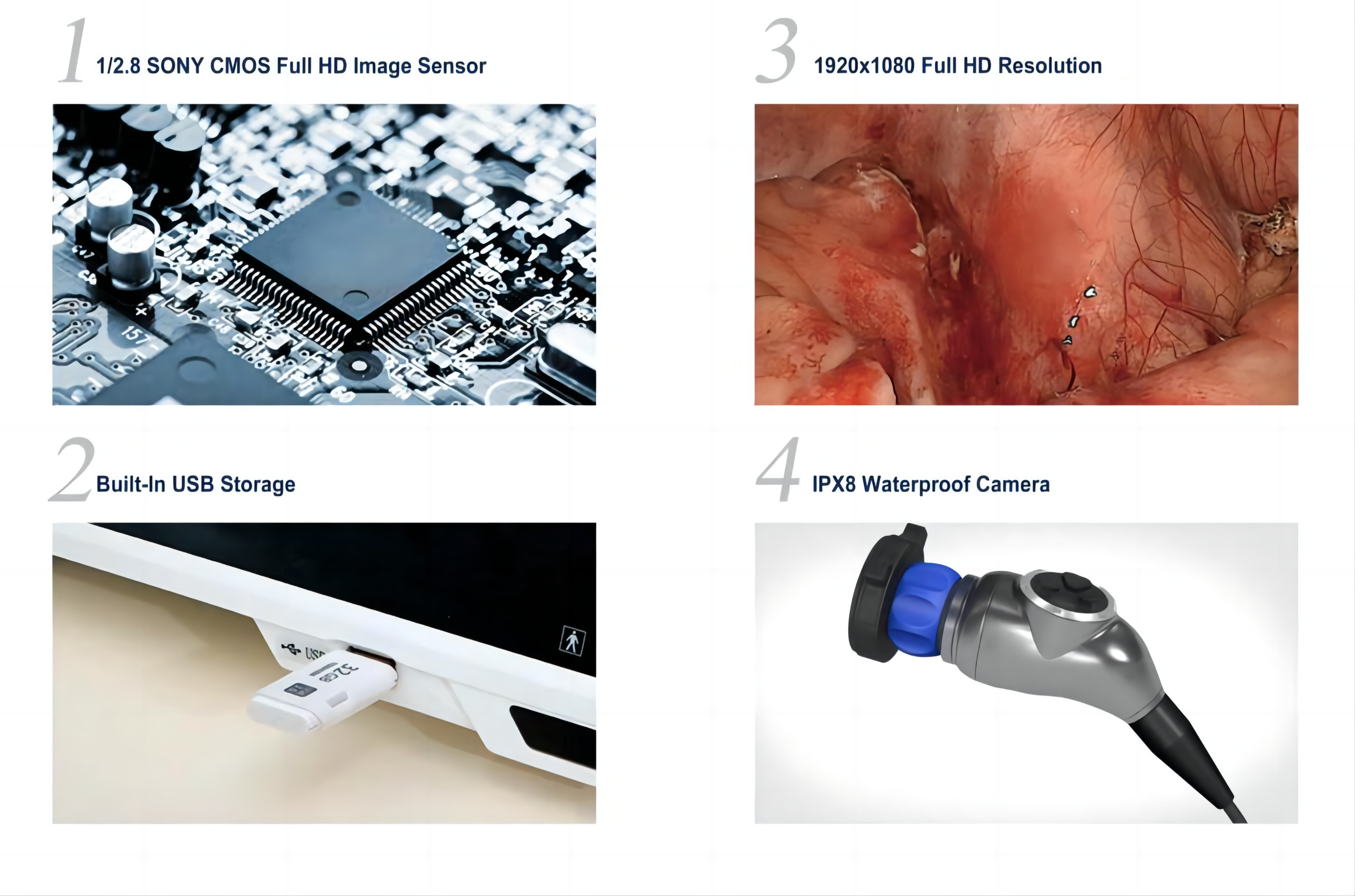 BTH-9155 4K UHD Endoscope Camera System IPX8 Waterproof
