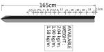 1.86kg Y Steel Fence Post for Australia Market Black Coated