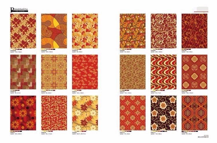 China jacquard printed nylon banquet hall carpet