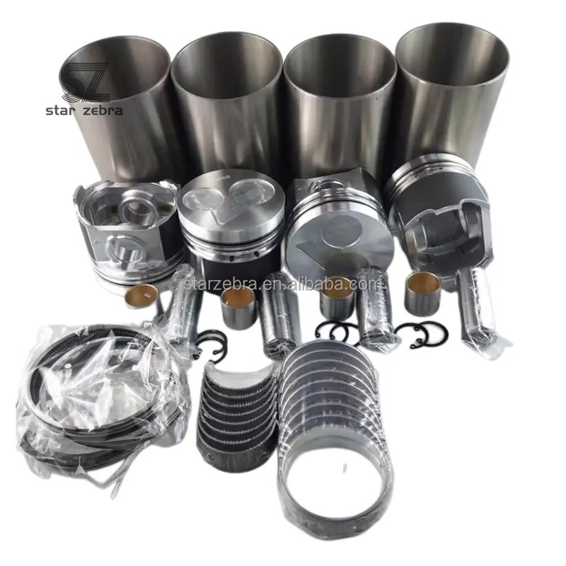 Kubota V2403 Harvester Engine Overhaul Package Four Matching Cylinders and Connecting Rods for Customer Requirements