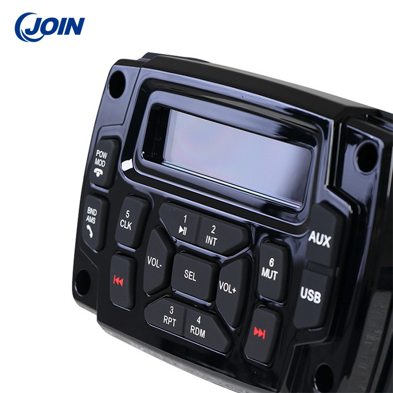 Waterproof Golf Cart Stereo Kit Black Electric Golf Car Radio ODM