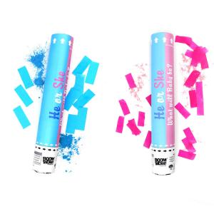 Quality Party Paper 26.5cm 85g Gender Reveal Confetti Cannon wholesale