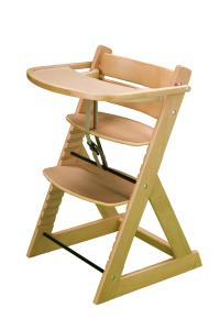 Quality beech baby high chair E1 standard wholesale