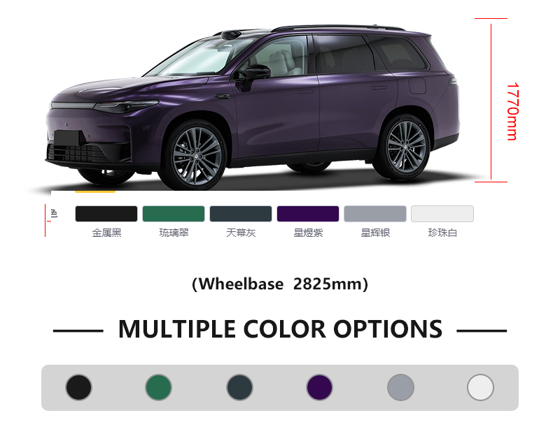 Leapmotor C16 EV Energy Vehicle Maximum Power 215 292Ps Fuel Electric Power 520km 5 Door 6 Seater Large SUV Hybrid EV Car