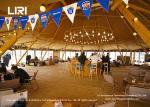 100 People Capacity Tipi Glamping Tents With Sidewall For Outdoor Party