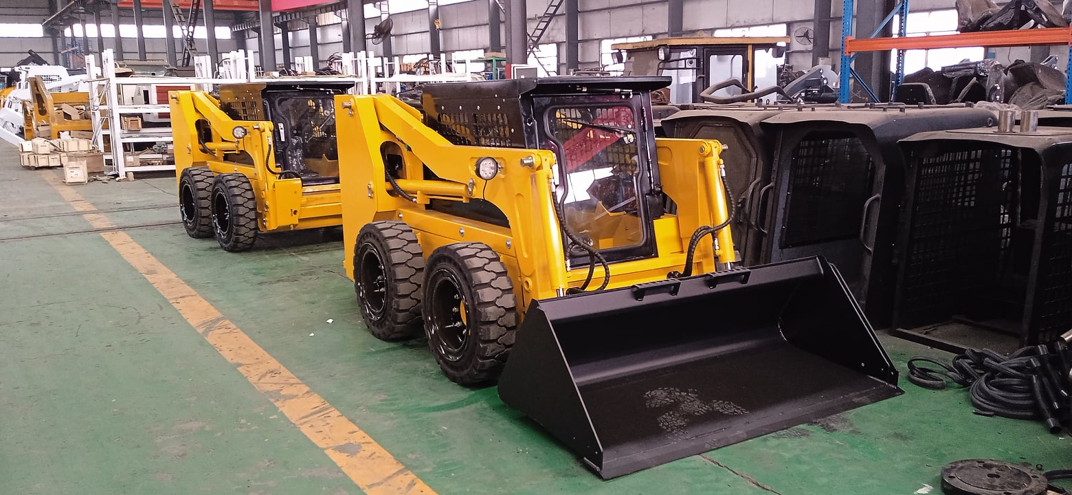 Food Shop Ultra-low 700kg 750kg Skid Steer Loader with 0.4cbm Bucket Capacity