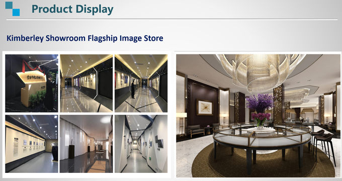 Professional Jewelry Display Showcase / Watch Display Showcase Stainless Steel Material