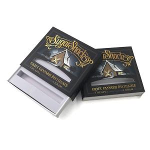 Quality Matt Lamination Custom Printed Sleeve Boxes , Vape Cartridge Packaging 83mmx73mmx13.5mm wholesale