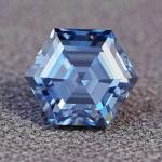 Hexagon Cut Sapphire Grey Loose Moissanite Gemstones Diamond Jewelry