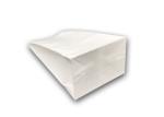 White Biodegradable Kraft Bread Packaging Paper Bags Press Varnishing