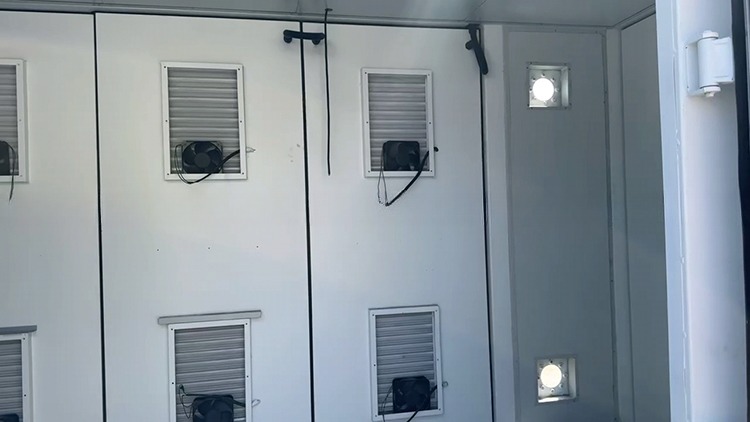 Maximum Storage 20ft Open Side Equipment Container with Energy Battery Storage System