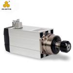 Gdz120x103-6 Milling Machine Cnc Lathe Spindle Motor 6kw Er32 Air Cooled Square