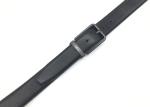 Soft Black Cowhide 35mm Mens Leather Dress Belt