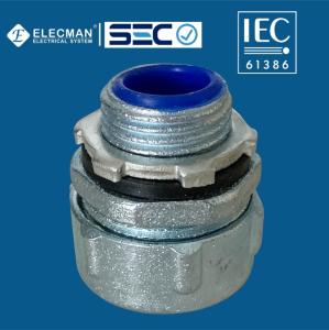 Quality Flexible Zinc IEC 61386 Conduit Fittings Liquid Tight Flex Connector Straight wholesale