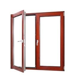 Quality PVDF 75/150 450pa Double Glazed Casement Windows wholesale