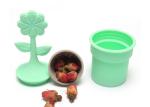 Flower Shape Silicone Tea Infuser Loose Leaf Tea Filter 11.5x5.5x5.5cm