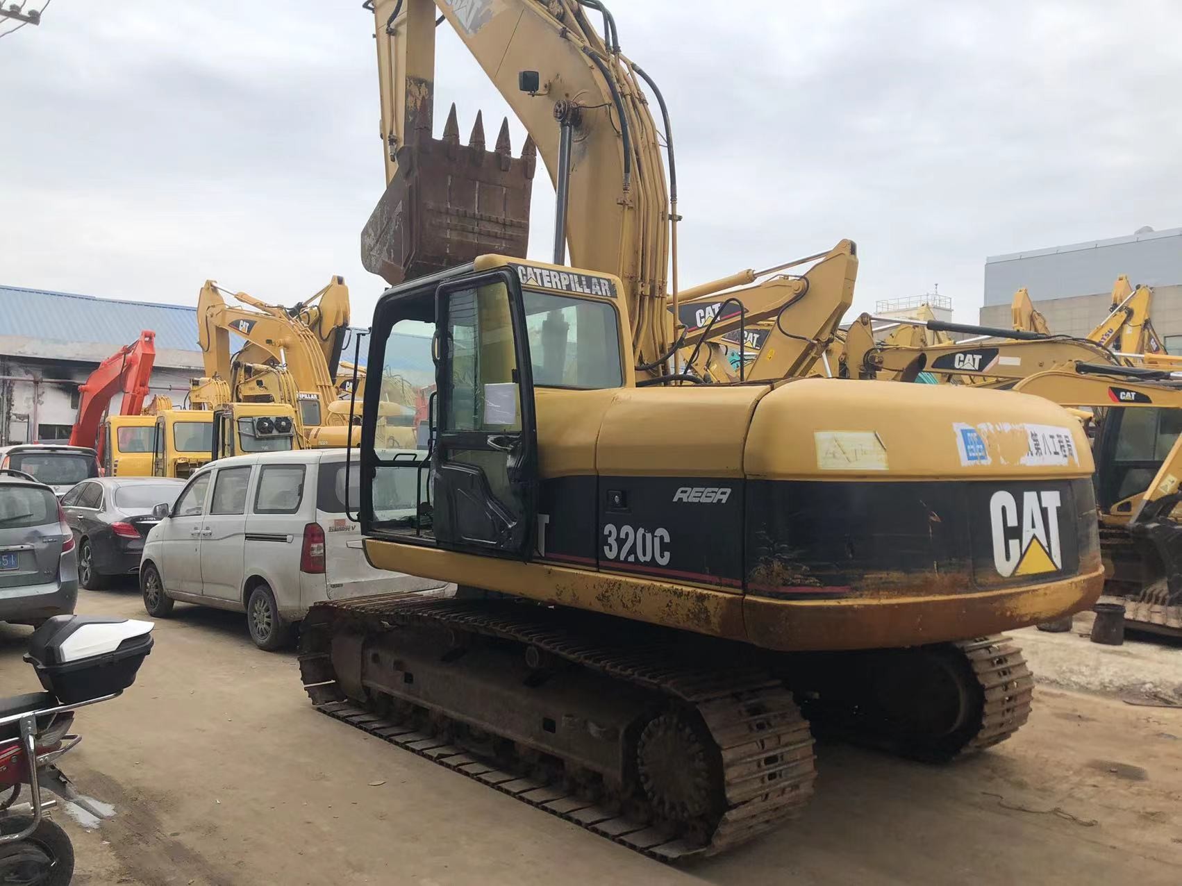 Caterpillar 320C 320CL Used Cat Crawler Excavator 20t 1M3 Bucket