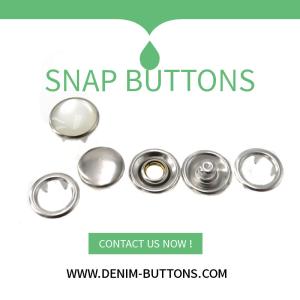 Quality Press Snap Button 15 mm Silver Color wholesale